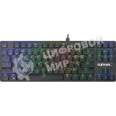 Клавиатура Defender Cleikos GK-135 гибридная, USB Type-C, Bluetooth, радиоканал, чёрный