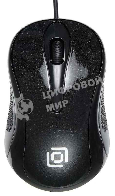 Мышь проводная Oklick 385M черный, 1000 dpi, USB, кнопки - 3
