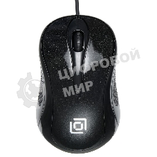 Мышь проводная Oklick 385M черный, 1000 dpi, USB, кнопки - 3