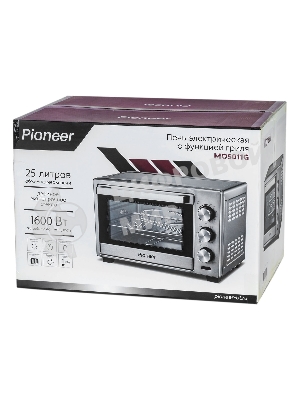 Мини-печь Pioneer MO5011G 25 л, 1600 Вт, серебристый