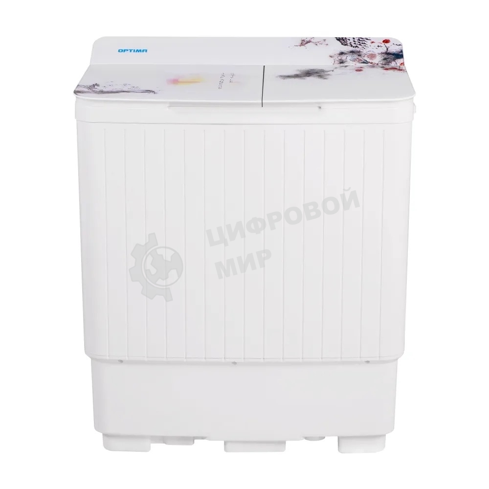 Стиральная машина OPTIMA МСП-66СТ белая, загрузка вертикальная 6кг, 1350 об/мин., класс: A