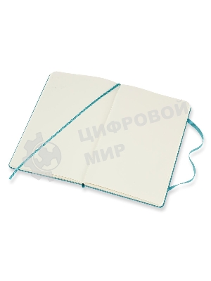 Блокнот Moleskine CLASSIC QP062B35 Large 130х210 мм, 240 страниц, нелинованный, твердая обложка, голубой
