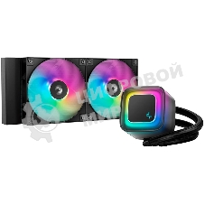 Система жидкостного охлаждения DeepСool LE240 V2 черный (R-LE240-BKAMMC-G-2)