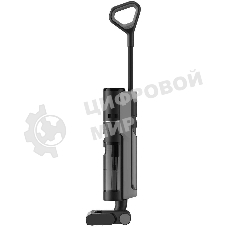 Пылесос вертикальный моющий Dreame H12Pro Flex Reach черный, питание от аккумулятора, 400 Вт, уборка влажная/сухая, пылесборник 0.7 л