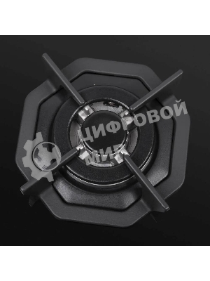 Газовая варочная панель Maunfeld EGHG.64.23CB/G, 4 конфорки, закаленное стекло, черный