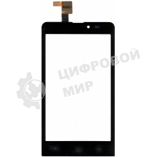 Сенсорное стекло (тачскрин) для LG OPTIMUS LTE Tag, черное