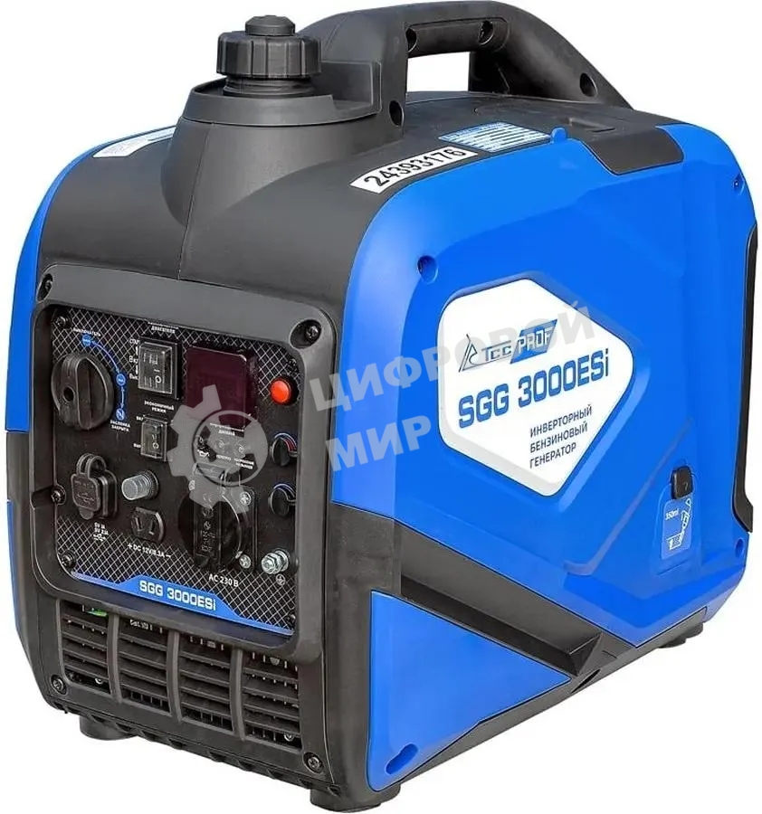 Электрогенератор бензиновый инверторный ТСС SGG 3000ESi, 3 кВт, 60 дБ, 24.6 кг