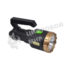 Фонарь ручной Gauss GFL209 черный 10Вт лам.:светодиодный встроенный аккумулятор
