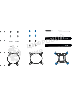 Система охлаждения Ocypus Delta L24 BK ARGB V2 черный 280W/All Intel/AMD AM*/Screws