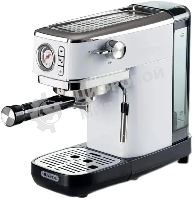 Кофеварка рожковая Ariete 00M138114AR0 белый, молотый, 1300 Вт, 15 бар