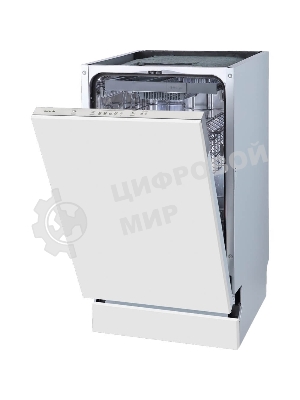 Посудомоечная машина встраиваемая Gorenje GV520D17S, загрузка 10 комплектов, стандартный мотор, регулировка верхней корзины по высоте, 3 корзины, кнопочное управление, звуковой сигнал завершения цикла, автооткрывание дверцы, половинная загрузка, полный AquaStop, энергоэффективность А+++, уровень шума 47 дБ, белый