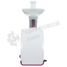 Мясорубка электрическая ВАСИЛИСА ВА-601 белый, 1600 Вт, 1.5 кг/мин, реверс, защита от перегрузки, насадки - 4