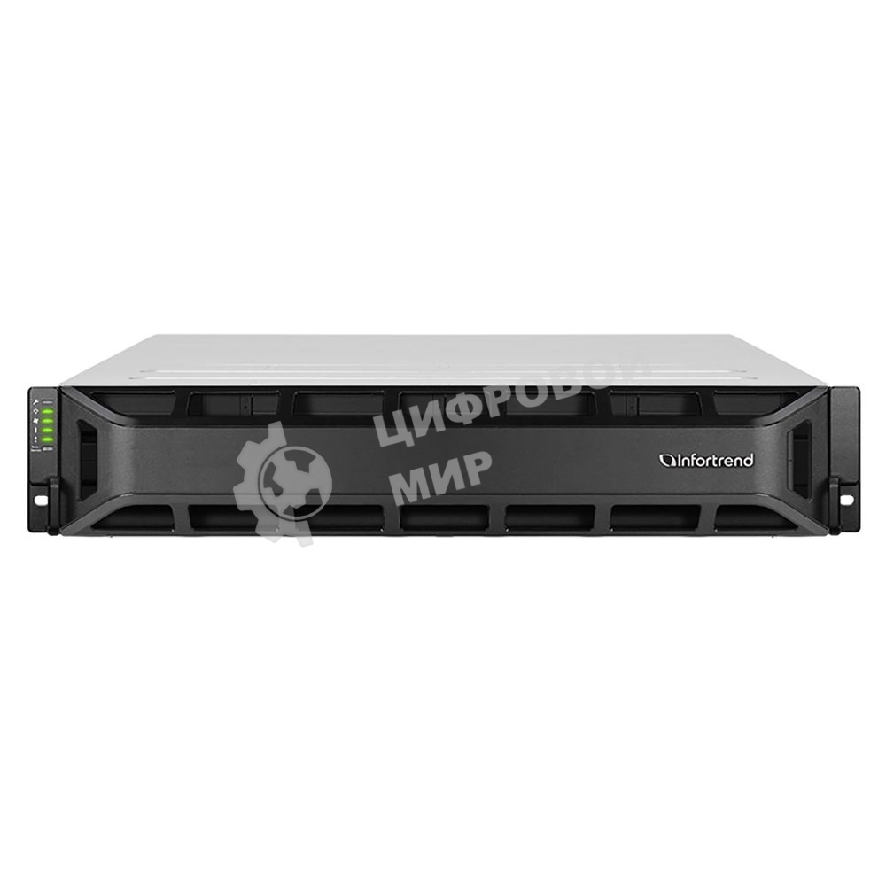 Система хранения данных EonStor GSe Pro 3000 2U/8bay,single subsystem,4x1G iSCSI ports,1xUSB 3.0,2xhos board,1x4Gb RAM,2x(PSU+FAN),8xSATA SFF/LFF,1xRail kit(GSe Pro 3008RP-C)