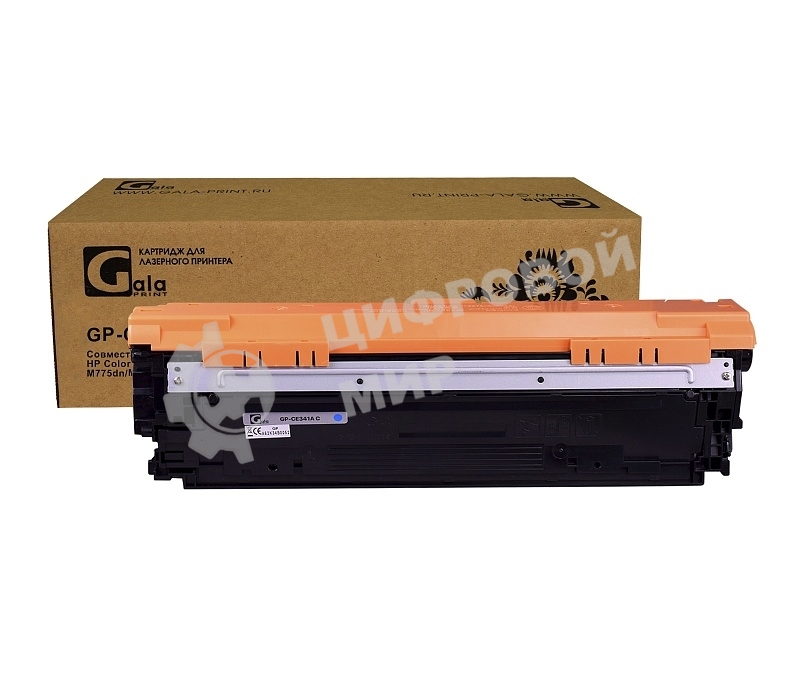 Картридж лазерный GalaPrint GP-CE341A (№651A) голубой (16000 стр) для HP Color LaserJet M775/M775dn/M775f/M775z/M775z+
