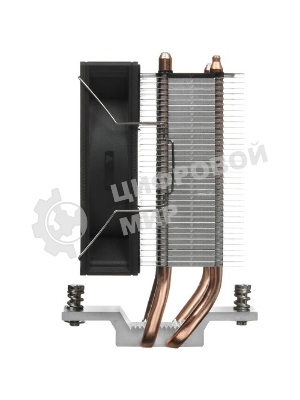 Кулер для процессора PCCooler R200 S115X/1200/1700/AM4/AM5 (TDP 110W, 90мм Non LED Fan, 2 тепловые трубки 6мм, 2200RPM, 28,3dBa)