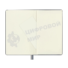 Блокнот Moleskine CLASSIC EXPENDED QP062EXPB20 Large 130х210 мм 400 стр. нелинованный твердая обложка синий сапфир