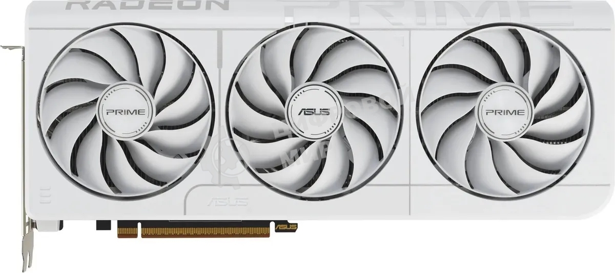 Видеокарта Asus PRIME-RX9070XT-O16G-WHITE белый