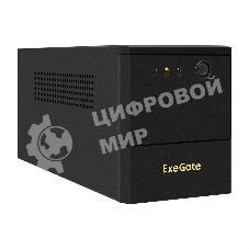 Источник бесперебойного питания ExeGate Power NB-2200.LED.AVR.8C13 (2200VA/1300W, LED, AVR, 8*C13, батарея 12V 9Ah - 2 шт., металлический корпус, Black)