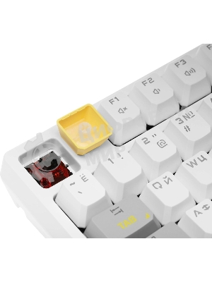 Клавиатура проводная A4Tech Bloody S87 Energy (S87 USB ENERGY WHITE) USB белый/желтый