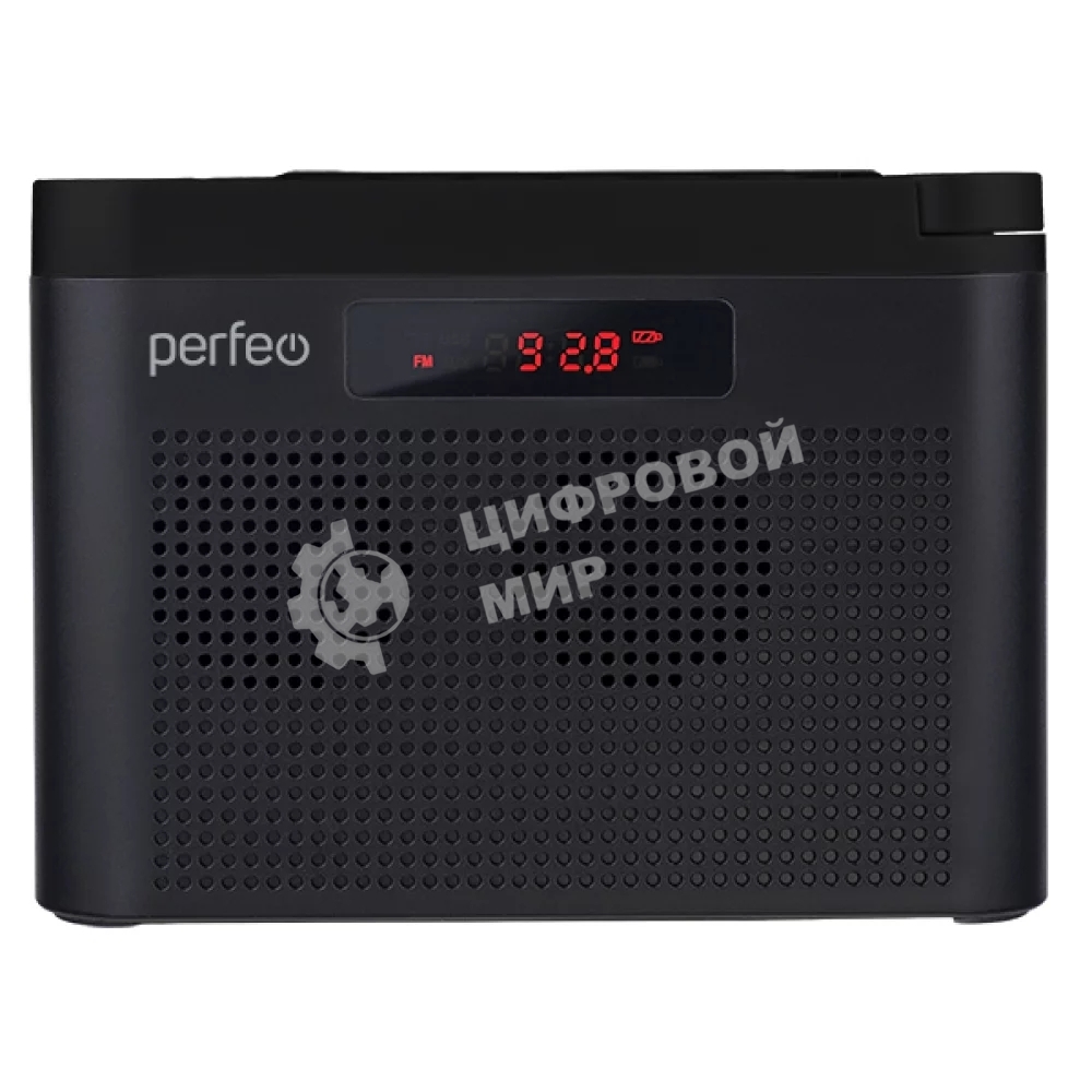 Радиоприемник Perfeo цифровой ТАЙГА FM+ 66-108МГц/MP3/встроенный аккум,USB/черный (I70BK) (PF_C4939)