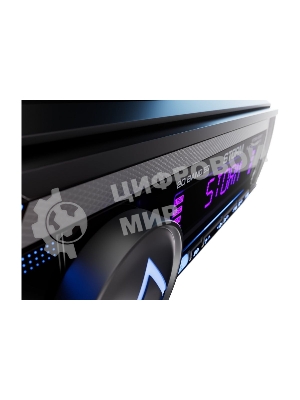 Автомагнитола AURA STORM-525BT, 1 DIN, Bluetooth, USB Type-A, AUX, пульт ДУ