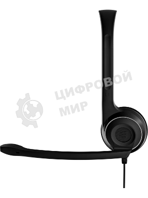 Гарнитура EPOS PC 8 чёрный, проводная, USB, подвижный микрофон, выключение микрофона