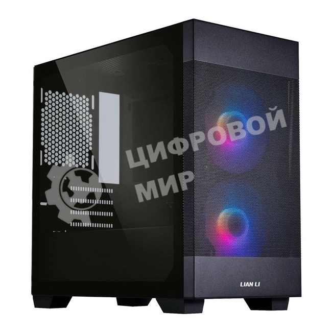 Компьютерный корпус Lian-Li Lancool 205M Mesh черный без БП ATX 2xUSB 3.0 audio bott PSU