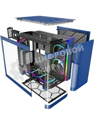 Компьютерный корпус Montech King 95 Pro голубой без БП ATX 4x120мм 2x140мм 1x180мм 2xUSB3.0 audio bott PSU
