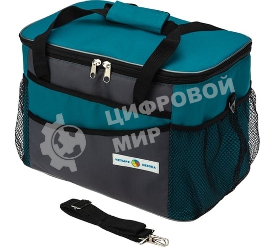Сумка-холодильник ЧЕТЫРЕ СЕЗОНА 80-0284 объемом 20 л. (2 слоя утепления)