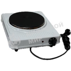 Плита настольная электрическая Брест ЭПЧ 1-1,5/220, 1 конф. белая, чугунный блин