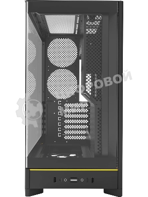 Компьютерный корпус Montech HS02 черный без БП ATX 4x140мм 2xUSB 3.0 1xUSB3.1 audio bott PSU