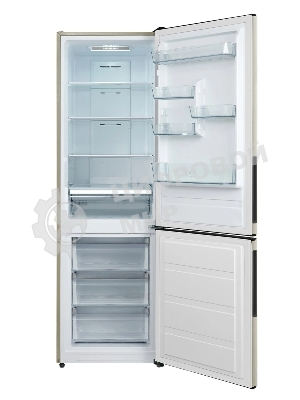 Холодильник Centek CT-1722 бежевый двухкамерный 230/88 л морозилка снизу, No Frost