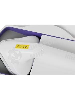 Отпариватель Kitfort КТ-9110-1 белый/фиолетовый, 2180 Вт, 45 г/мин, 600 мл