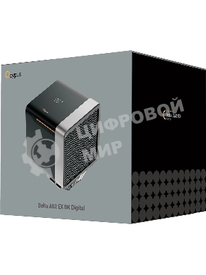 Кулер для процессора Ocypus Delta A62 EX BK Digital, 2x120мм ARGB FAN, Top Display Panel, 6 HEAT PIPES, 4-PIN PWM, 600-1800 RPM, 31DBA, HYDRO BEARING, LGA115X/1200/1700/18XX, AM4/AM5