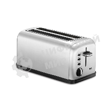 Тостер BQ T2003 Steel-Black, Мощность 1500 Вт, 6 степеней поджаривания