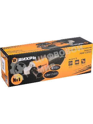 Угловая шлифовальная машина Вихрь УШМ-125/800 800Вт 11000об/мин рез.шпин.:M14 d=125мм