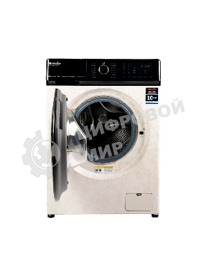 Стиральная машина Smile SWMSW12MB1400 Бежевый-черный, загрузка фронтальная 12 кг, 1400 об/мин, класс: А+