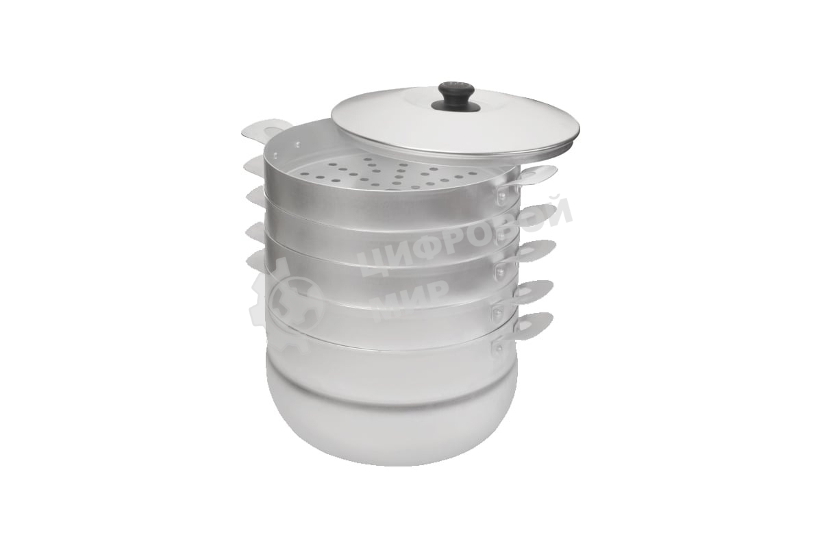 Мантоварка Калитва 180640 6,0 л 4 сетки,алюм.