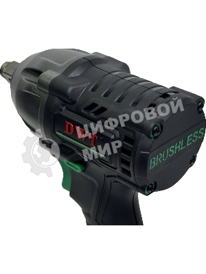 Гайковерт ударный аккумуляторный DWT ABWP-20 DN-4C2 BMC /20В/350 Нм/2400 об.в мин/3000 уд.в мин/M12-M22/бесщеточный мотор/LED-подсветка/2 АКБ, 4 А·ч/ЗУ/кейс/черный (ABWP-20 DN-4C2 BMC)