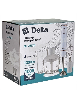 Блендер Delta DL-7062B белый 1,2кВт