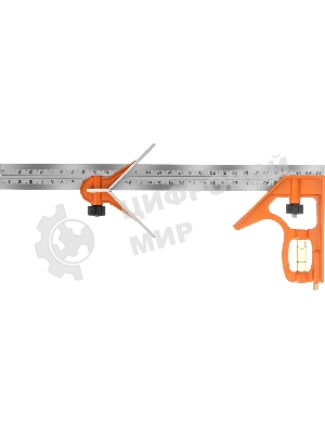 Угольник Sparta 300 мм, металлический, комбинированный