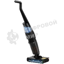 Пылесос вертикальный Deerma VX96W серый/черный, питание от аккумулятора, 15 Вт, уборка влажная и сбор жидкости, пылесборник 0.6 л, работа от АКБ max 30 мин