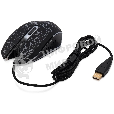 Мышь проводная Oklick 896G черный, 12800 dpi, USB, кнопки - 5