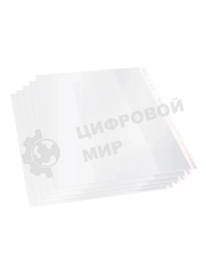 Обложка Silwerhof Монстрики, с липким слоем (набор 5шт), полипропилен, 70мкм, гладкая, прозрачная, 270х490мм