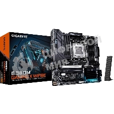 Материнская плата Gigabyte B850M GAMING X WIFI6E/WF6E, Socket AM5, AMD B850, 4xDDR5, 4xSATA, 2xM.2, 1xPCI-E 5.0 x16, 1xPCI-E 3.0 x4, 1xHDMI, 2xDP, 1x 2.5Gb LAN, 1xUSB-C 3.2 Gen 2, 1xUSB-A 3.2 Gen 2, 2xUSB-A 3.2 Gen 1, 4xUSB-A 2.0, 3x3.5 мм, 7.1, Micro-ATX