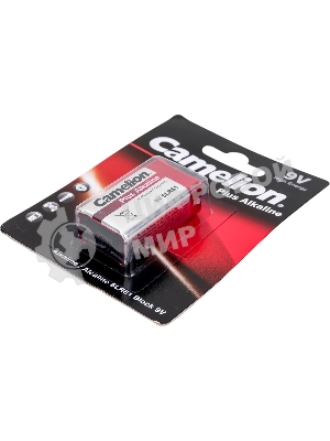 Элемент питания Camelion (1655) 6LR61 PLUS ALKALINE BL-1 (6LR61-BP1 9В)
