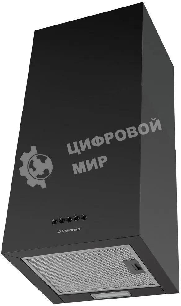 Вытяжка пристенная островная Maunfeld Box Push 40 черный, 40 см, 1000 куб. м/ч, 60 дБ