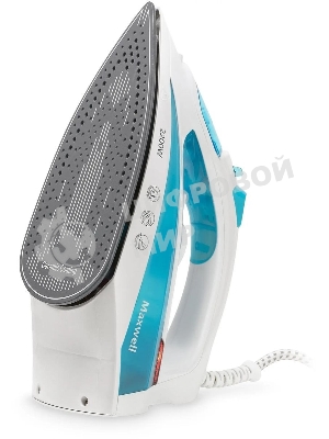 Утюг Maxwell MW-3055B белый/голубой 2200W