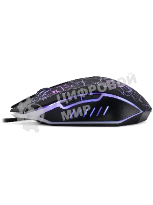 Мышь проводная Oklick 896G черный, 12800 dpi, USB, кнопки - 5