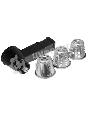 Мясорубка электрическая Zigmund & Shtain ZMG-055 серебристый, 2700 Вт, 2.7 кг/мин, реверс, защита от перегрузки, насадки - 8